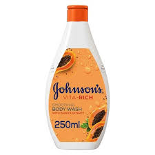 J&J BODY WASH PAPAYA 250 ML