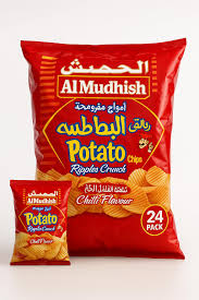 ALMUDHISH POTATO CHIPS RIPPLES CRUNCH