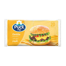 PUCK CHEDDAR 20 SLICE CHEESE