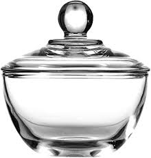 GLASS SUGAR BOWIL