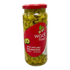 WADI FOOD GREEN OLIVES 340G