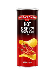 POTATO CHIPS HOT&SPICY 160G