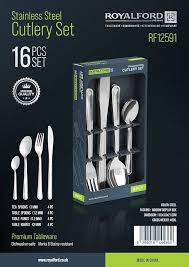 STAINLESS STEEL CUTLERY 16PCS