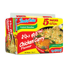 INDOMIE NOODLES CHICKEN CURRY 5*75GM