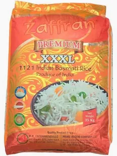 ZAFFRAN BASMATI RICE 35 KG